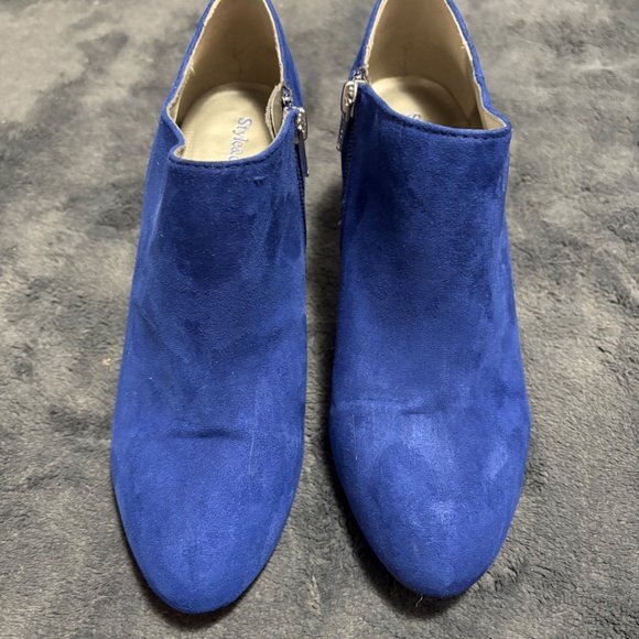 Beautiful Style & Co. Blue Booties - Picture 4 of 5